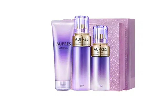 欧珀莱 时光锁紧致弹润水乳洁面套装 补水保湿