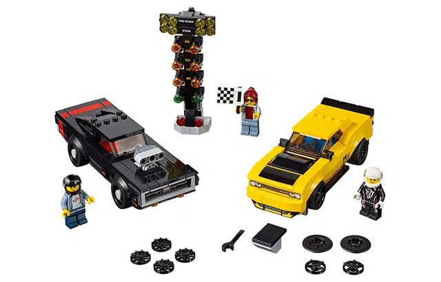 LEGO 2018 Dodge Challenger SRT Demon1970 Dodge Charger RT 75893