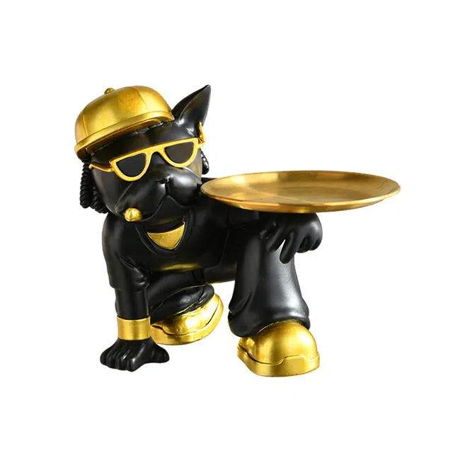 钵提 树脂面包头 法斗托盘狗时尚  潮流衍生品