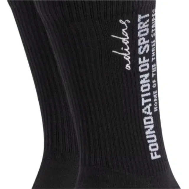 adidas Cushioned Sportswear Slogan Graphic Crew 2 Pair Pack 2