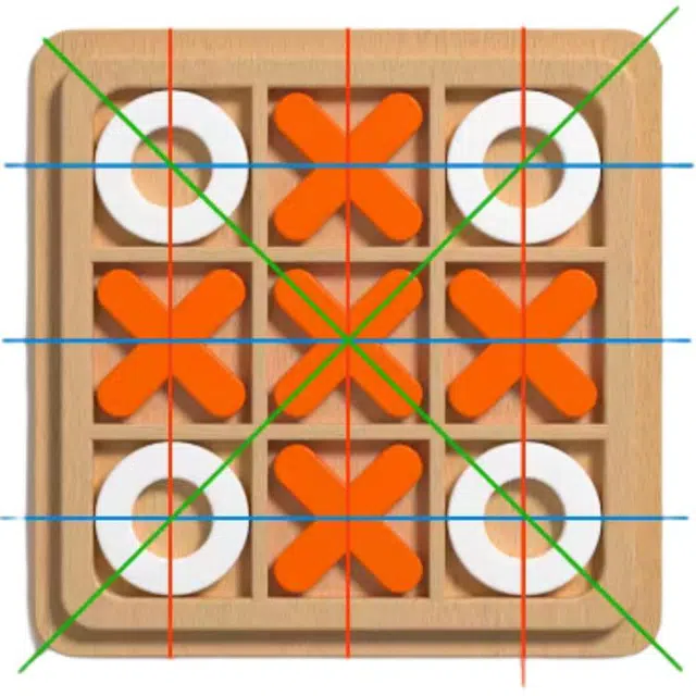 木丸子 井字棋类桌面游戏三子棋 思维训练 早教益智玩具