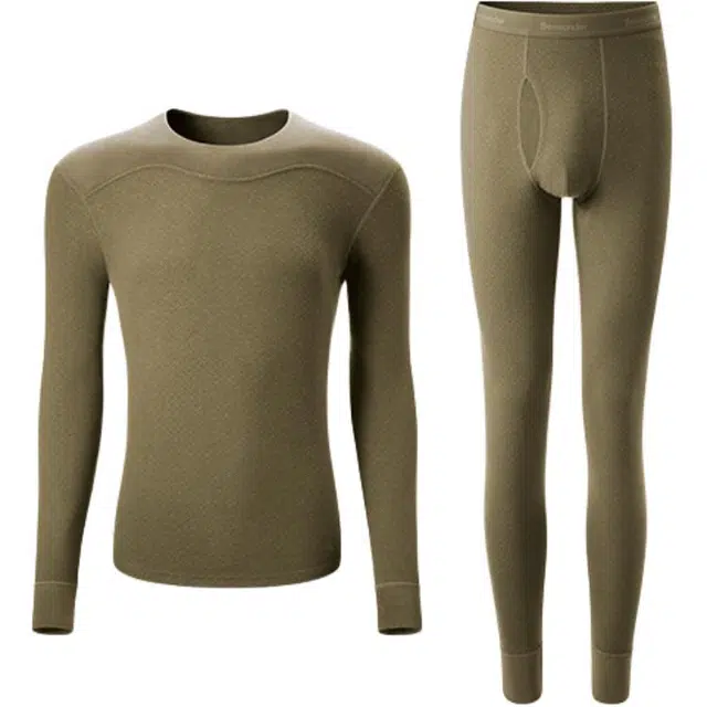 蕉下 高弹绒感舒适亲肤打底保暖套装 男