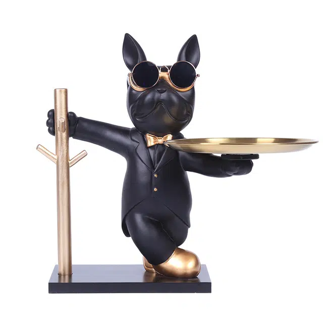 钵提 法斗钥匙架收纳托盘  潮流衍生品