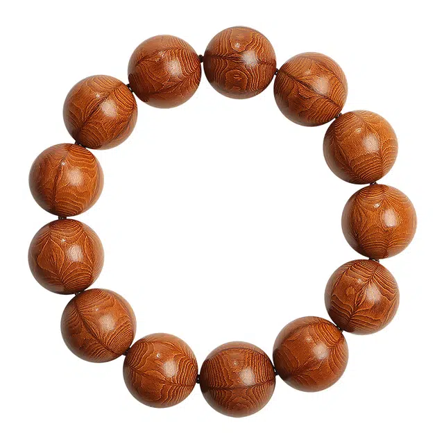 月印百川 吉祥之木转运佛珠手饰 新中式国风手把件 六道木 木作手串 通用