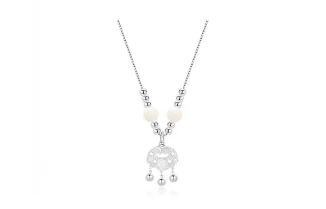 尚银福 平安锁系列套装 吉祥如意半镯半链 国风清冷感小众设计转运锁福锁平安编织绳 菩提子/菩提籽 手链 通用