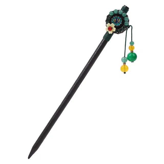 圣所 丹青簪 木 发簪 女