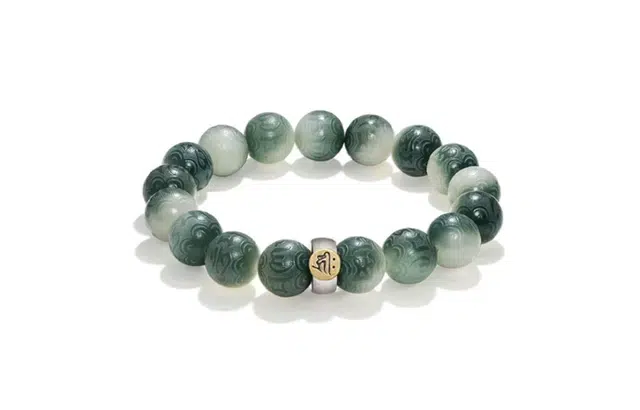 尚银福 八大守护神 国风渐变十二生肖文玩佛珠六字真言雕刻盘玩念珠绕指柔 菩提子/菩提籽 手串 女