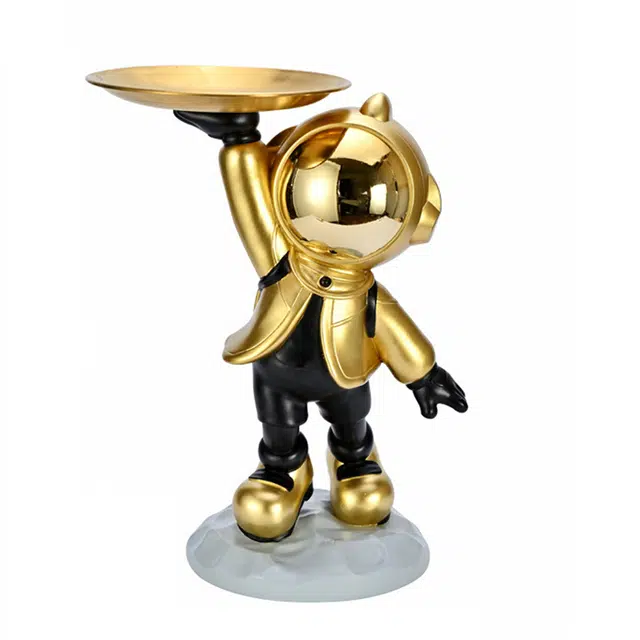 钵提 家居软装饰品家里客厅酒柜太空人宇航员新房书架摆放  潮流衍生品