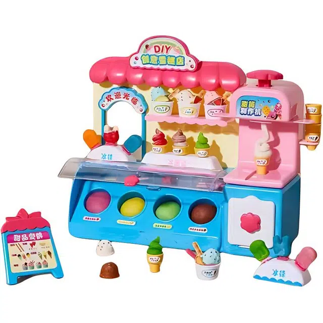 乐乐鱼 奶油胶制作仿真生日蛋糕 玩具