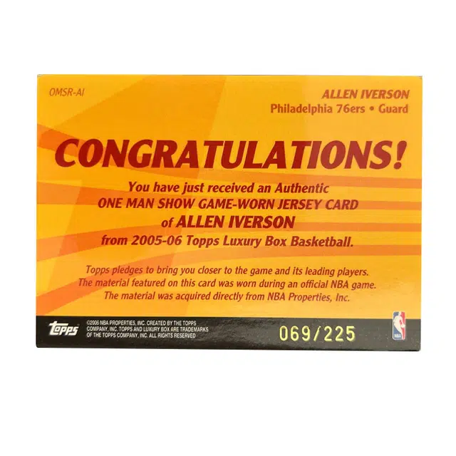 Topps 2005-06Luxury Box 76 69225