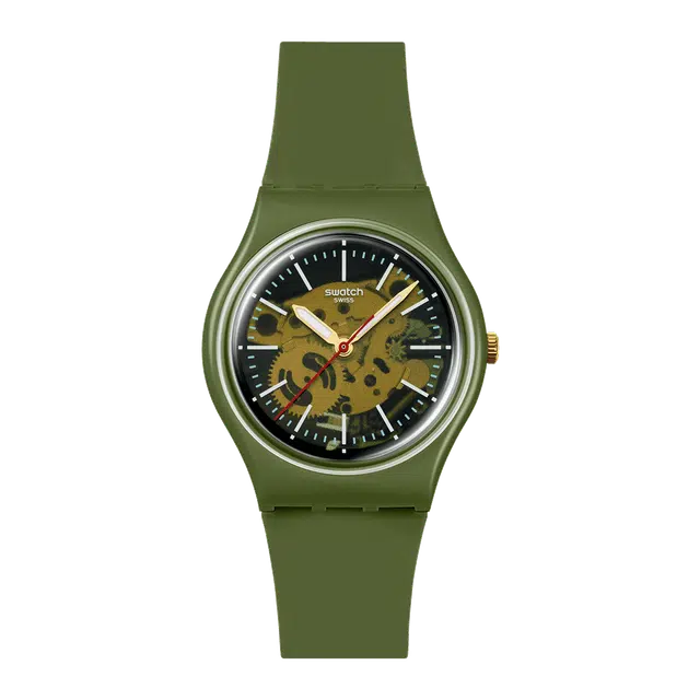 Swatch Quartz Green Dial