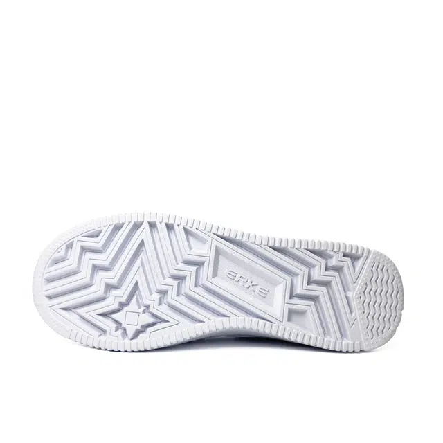 【定制球鞋】鸿星尔克 空军一号 案发现场 泼墨 舒适潮流 耐磨防滑 低帮 板鞋 男款 红白