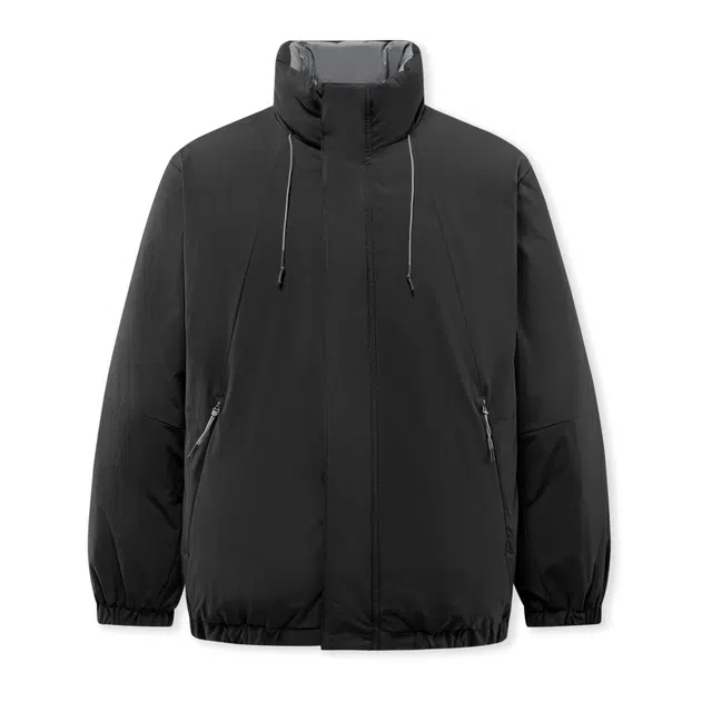森马 宽松双面穿保暖立领百搭潮羽绒服 男款
