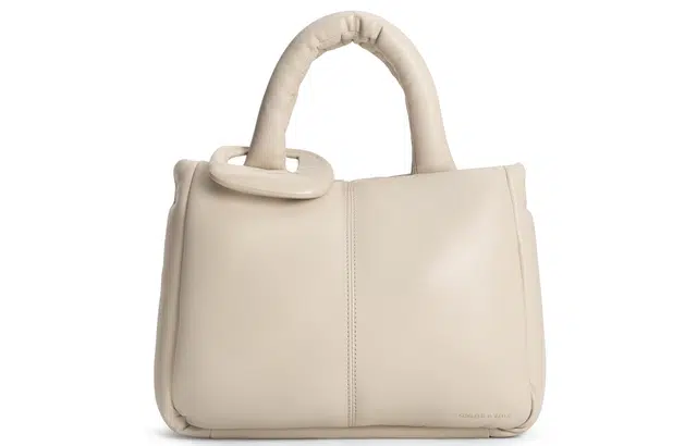 CHARLES&KEITH Noir Dark Brown Medium PU Shoulder Bag