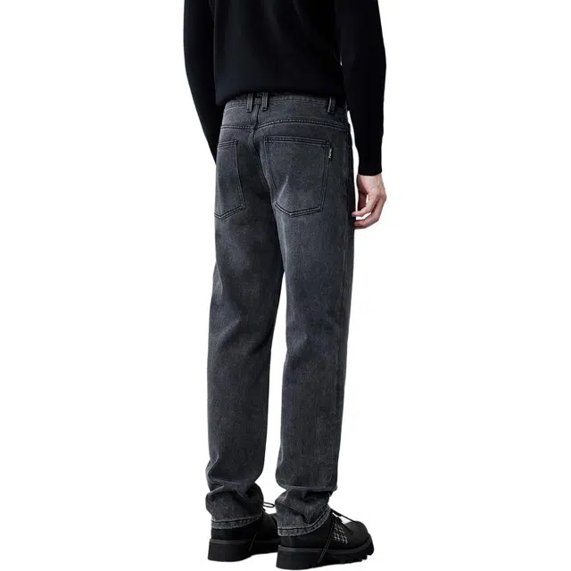 【dme】 美式复古宽松直筒微弹中腰舒适百搭牛仔裤 通用