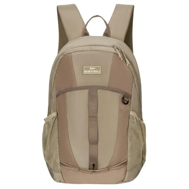 特步 篮球系列 休闲百搭通勤 织物 双肩包 男女同款情侣款 多色