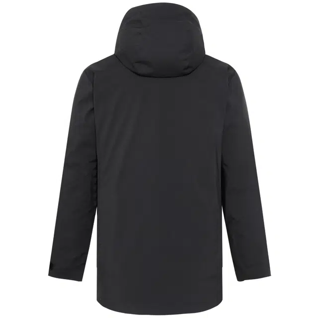 利郎 防水纯色商务休闲极简风保暖外套连帽白鸭绒轻薄派克羽绒服 男款