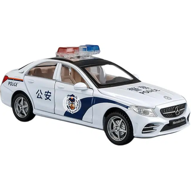 卡威 六开门奔驰车模 成品模型