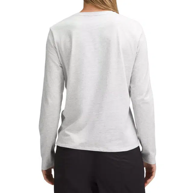 lululemon Organic CottonCrewneck Long-Sleeve Shirt T