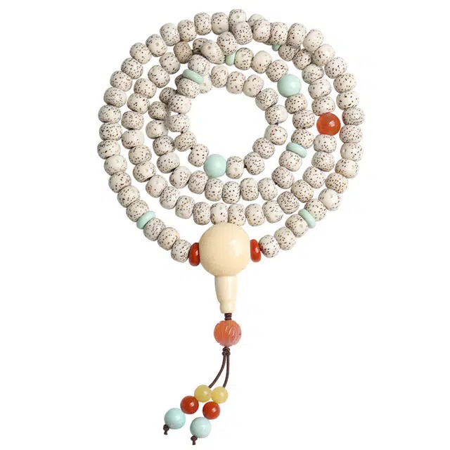 月印百川 好运连连莲花珠古风转运念珠手把件 新中式复古国潮设计文玩 轻奢小众设计高级感 搭配汉服旗袍 星月菩提 手串 通用