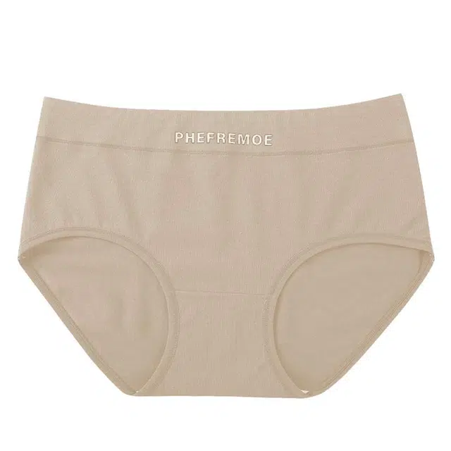 俞兆林 纯色字母中腰无痕抗菌美拉德亲肤内裤 女款 组合装