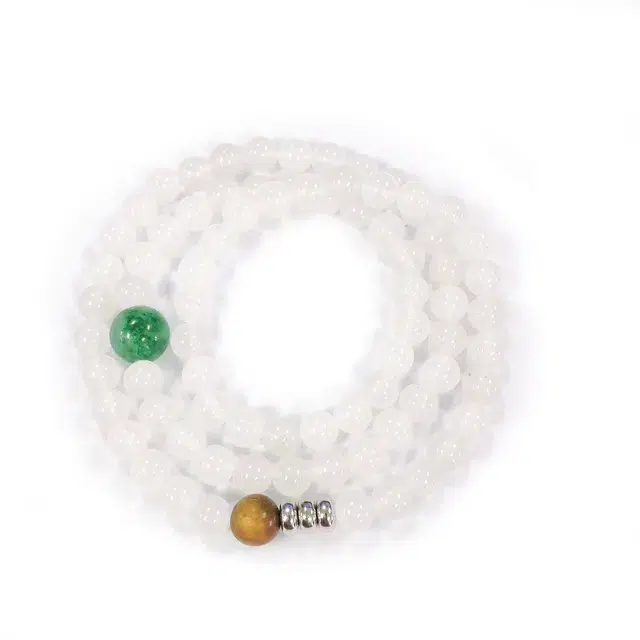 琉堇 明月如烟 国风多圈手饰 清冷感文玩叠戴串珠 本命年转运珠 爱情美满 百搭念珠 小众森系手链 饰爱 玛瑙 手串 男女同款情侣款