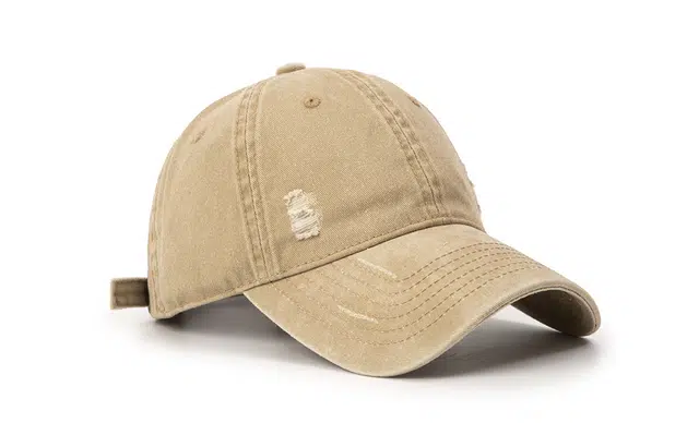 白卷 软顶水洗做旧破洞嘻哈遮阳 鸭舌帽 男女同款情侣款