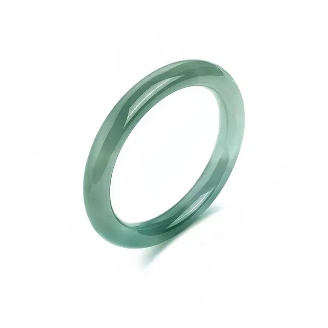 玉临门 新中式复古国潮风天青冻冰透款高级感 玉髓 玉石手镯 女款