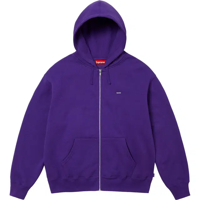 Supreme FW24 WEEK1 Small Box Zip Up Hooded Sweatshirt