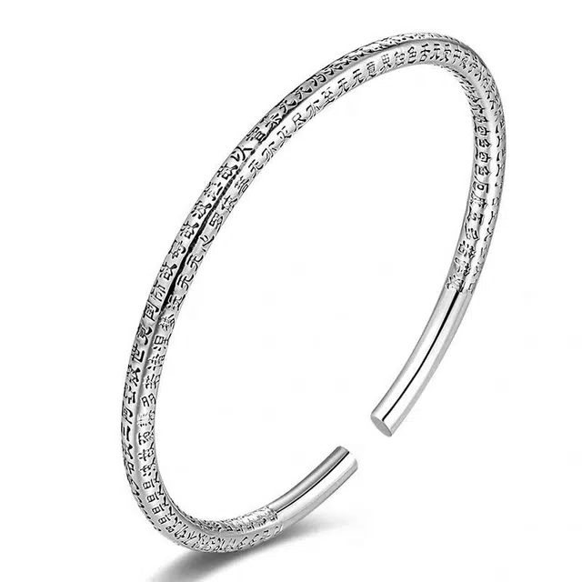 优态 心经开口可调节 圆管个性 合金 手镯 女