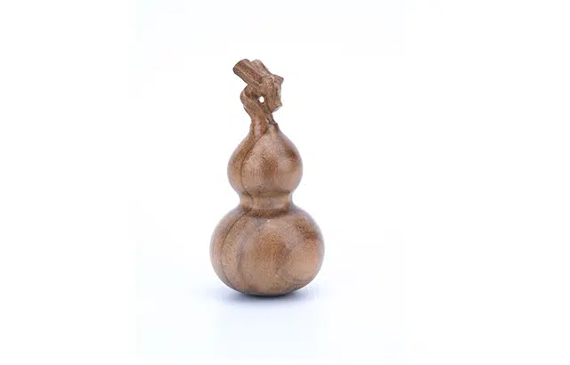 天纵 龙头葫芦福禄实木木雕 本命年转运招财纳福把玩 金丝楠 木作摆件 男女同款情侣款 楠木