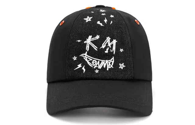 肯默 嘻哈笑脸 抽绳设计街潮 棒球帽 男女同款情侣款