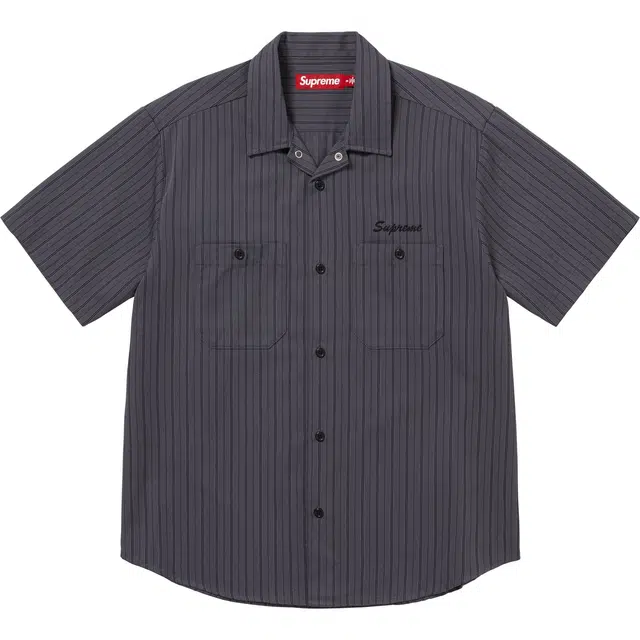 Supreme FW24 WEEK1 AOI Eyes SS Work Shirt