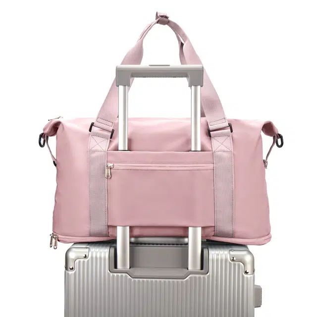 真维斯 休闲百搭多功能高颜值大容量运动训练瑜伽游泳便携收纳 织物 单肩斜挎包旅行包手提包健身包  常规 男女同款 多色