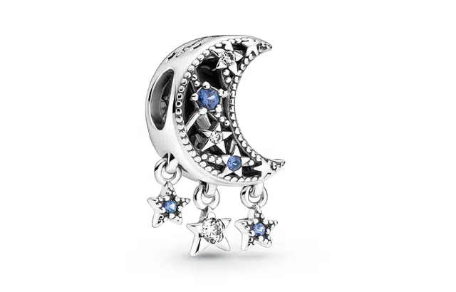 Pandora Crescent Star Charm