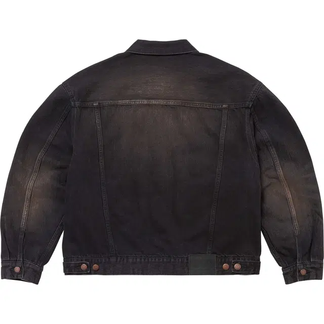 Supreme FW24 Distressed Selvedge Trucker Jacket