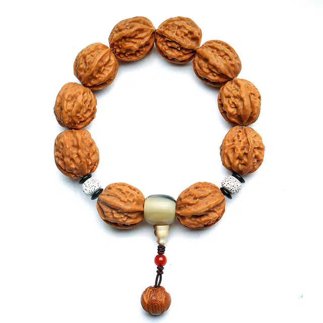 月印百川 招财进宝金蟾手把件 盘玩高油密转运念珠 新中式复古国潮 好运连连莲花珠 平安无事平安扣 文玩核桃 手串 男女同款情侣款