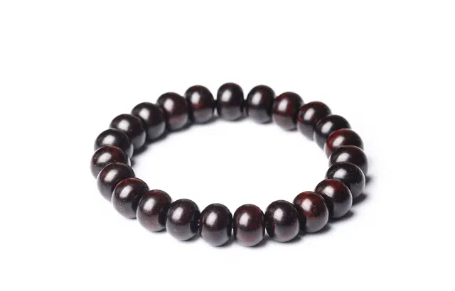 三檀小舍 国风新中式算盘珠带金星文玩盘玩收藏 木作 手串 男女同款情侣款 紫檀属