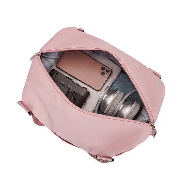 真维斯 休闲百搭多功能高颜值大容量运动训练瑜伽游泳便携收纳 织物 单肩斜挎包旅行包手提包健身包  常规 男女同款 多色