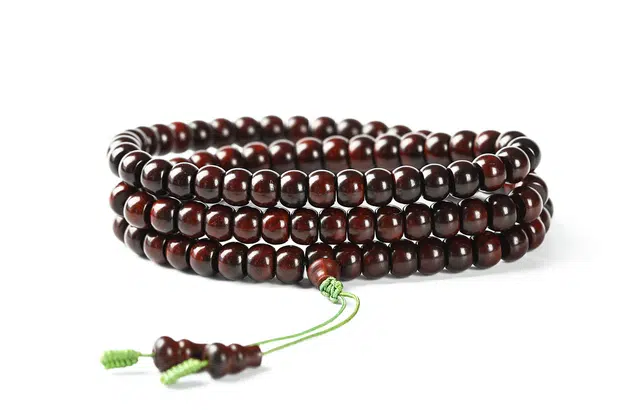 三檀小舍 国潮新中式桶珠佛珠吉祥高贵 木作 手串 男女同款情侣款 紫檀属