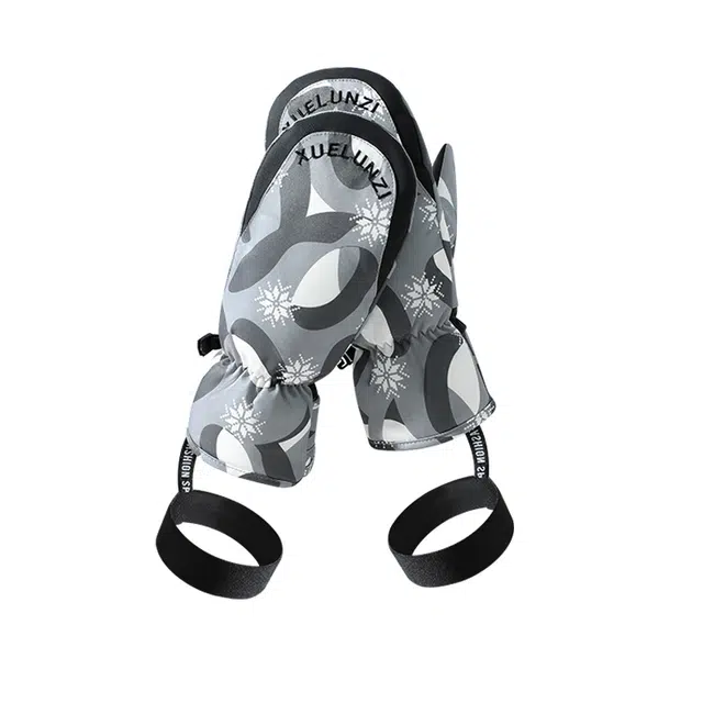 南极人 加绒防泼水内五指防滑耐磨保暖防寒可触屏 聚酯纤维 手套 男女同款情侣款