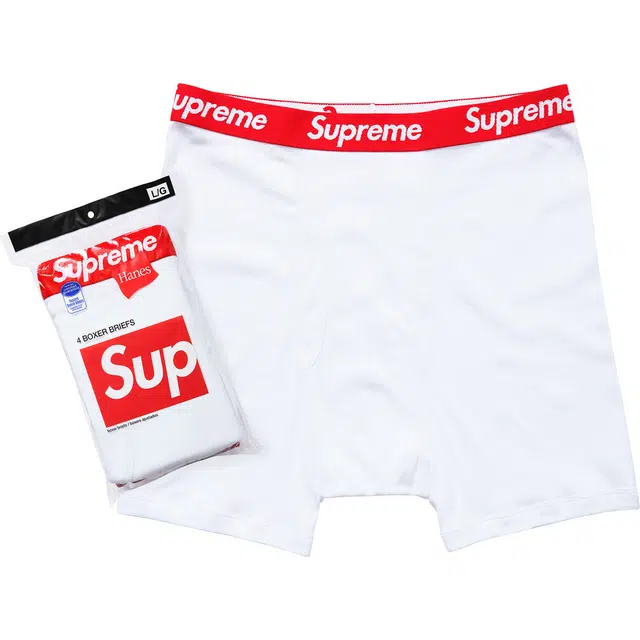 Supreme x Hanes FW24 WEEK1 Boxer Briefs logo 4