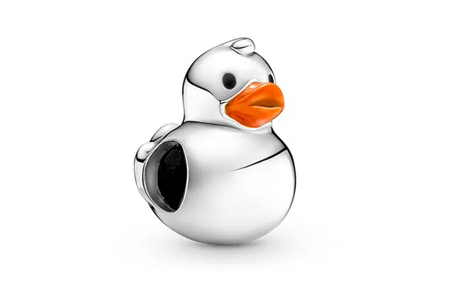 Pandora Rubber Duck Charm Silver