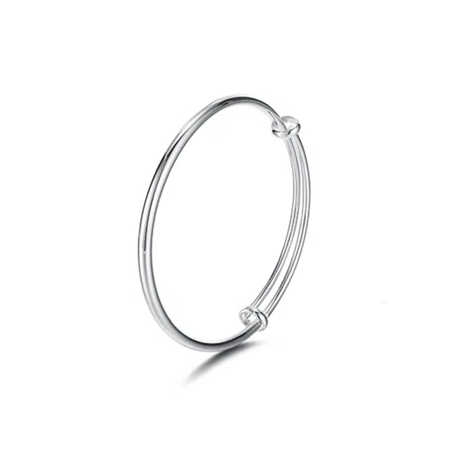 素圈系列 古法传承工艺简约百搭实心 合金 手镯 女款 新中式国风