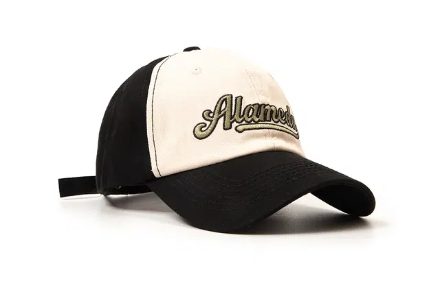 白卷 复古美式时尚宽檐拼色帽子防晒遮阳帽 棉 棒球帽 男女同款情侣款