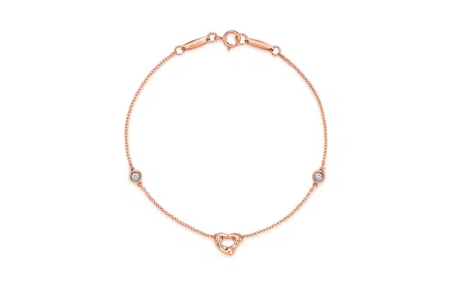 Tiffany & Co. Diamonds by the Yard Open Heart Bracelet