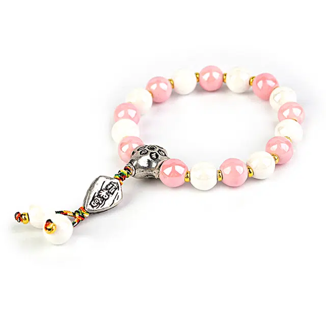 谧月珠宝 新中式国潮风 复古招财纳福多巴胺马卡龙 轻奢高级 琉璃 玉石手串 女款