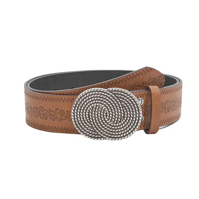 Emperor Penguin Retro Brown Leather Belt