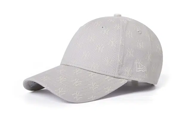 New Era Printed Cotton Cap White