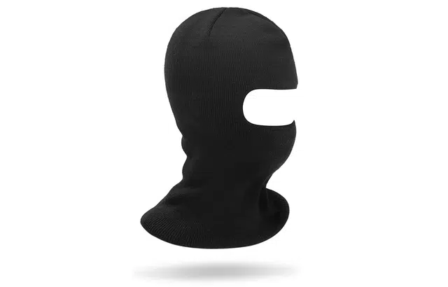 肯默 秋冬针织保暖头套 蒙面防风防寒面罩 骑行冷帽 围脖一体毛线帽 绒线帽 男女同款情侣款